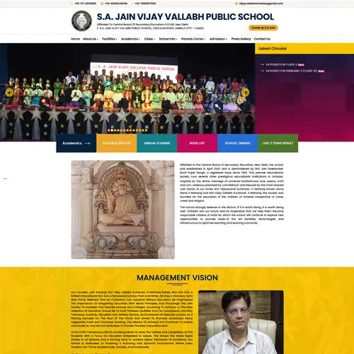 SA Jain Vijay Vallabh Public School Ambala